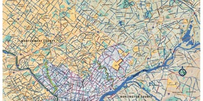 Philly সাইকেল মানচিত্র